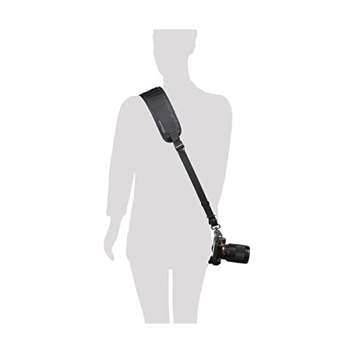 BlackRapid RS-4 Retro Classic Camera Sling Strap for DSLR, SLR and Mirrorless Cameras [Right/Left Handed] with On-The-Fly Length Adjuster