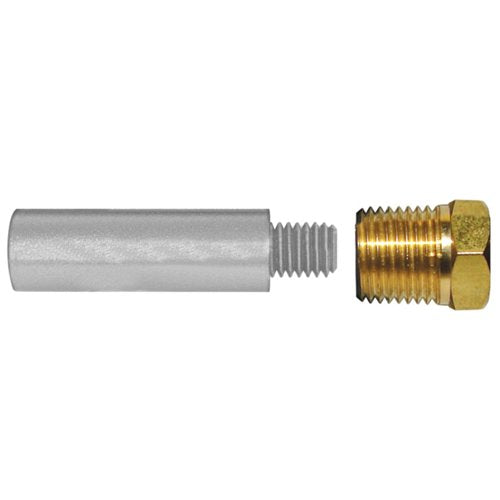 Tecnoseal E5 Pencil Zinc Anode with Brass Cap (52061)