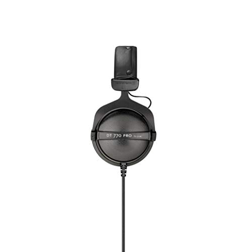 beyerdynamic DT 770 PRO 80 Ohm Gray Over-Ear Studio Headphones (Enclosed Design, Wired for Recording/Monitoring)