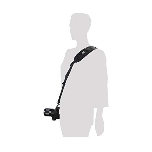 BlackRapid RS-4 Retro Classic Camera Sling Strap for DSLR, SLR and Mirrorless Cameras [Right/Left Handed] with On-The-Fly Length Adjuster