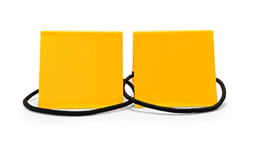 Camco Wheel Chock With Rope for Easy Removal (Pack of 2) - 44471, Keeps RV or Trailer Securely In Place
