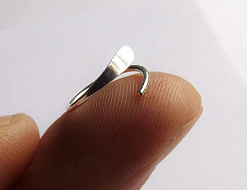 Sterling Silver Minimalist Hoop and Hammered Sleeper Earrings (Choose Your Style)
