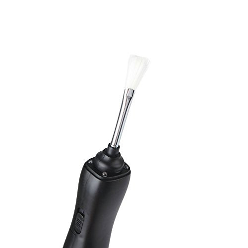 Movo MV-B100 Sensor Cleaning Brush with 4 LED Lights and Motor-Powered Static Brush for DSLR and Mirrorless Camera Lenses