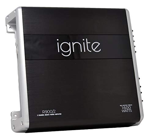 Ignite Audio Car Amplifier 2-Ch A/B, 1600W Peak Power