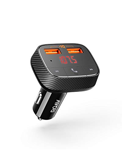 Anker ROAV SmartCharge F0 Bluetooth FM Transmitter for Cars (FM Transmitter)