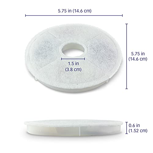 Catit 6-Pack Filter Replacements for Design Senses & Flower Fountains (Set of 6)