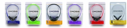 Koss KPH7 Lightweight On-Ear Headphones (Black)