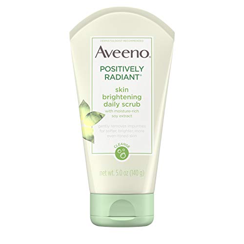 Aveeno Positively Radiant Skin Brightening Daily Facial Scrub (5 oz).