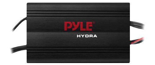 Pyle Hydra Marine 800W 4-Ch Micro Amplifier - Elite Series (PLMRMP3B) - GAIN/Vol/RCA/3.5mm Inputs, Waterproof