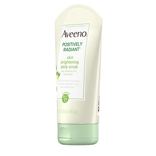 Aveeno Positively Radiant Skin Brightening Daily Facial Scrub (5 oz).