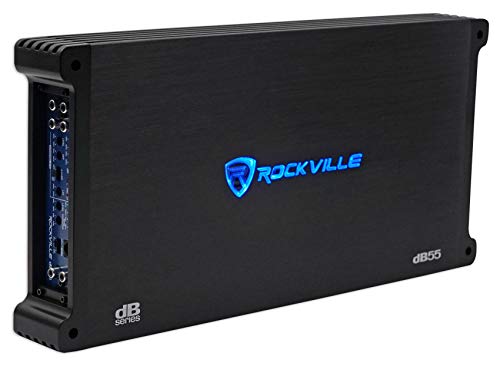 Rockville dB55 4000W CEA RMS 5-Channel Car Amplifier (1000W RMS Rated)