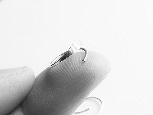 Sterling Silver Minimalist Hoop and Hammered Sleeper Earrings (Choose Your Style)