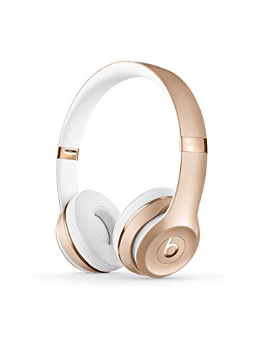 Beats Solo3 Wireless On-Ear Headphones (Previous Model) - Apple W1 Headphone Chip, Class 1 Bluetooth, 40 Hours Listening Time - Gold
