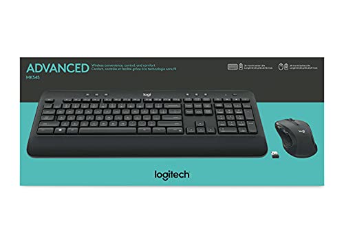 Logitech MK545 Wireless Keyboard and Mouse Combo (Advanced)