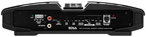 BOSS Audio Systems PT3000 Phantom Series 2-Channel Car Amplifier - 3000W, Full Range, Class A/B, 2-4 Ohm Stable, MOSFET Power Supply, Bridgeable