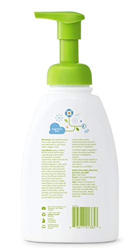 Babyganics Fragrance Free Baby Shampoo + Body Wash (16 Fl Oz, 3 Pack, Pump Bottle, [Packaging May Vary])