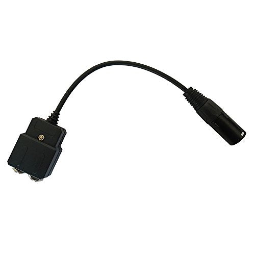 UFQ GA-AB Aviation Headset Dual Plugs to Airbus XLR 5 Pin Male Adapter with Super High-Density Sponge & O-Ring (Free)