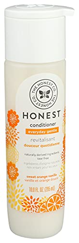 The Honest Company Everyday Gentle Conditioner (Sweet Orange Vanilla) | Hypoallergenic | Paraben Free | With Coconut Oil & Orange Vanilla Extracts | 10 Fl. Oz.