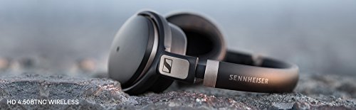 Sennheiser HD 4.50 BTNC Bluetooth Wireless Headphones with Active Noise Cancellation (Black and Silver)