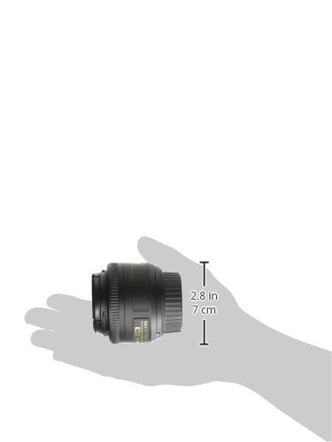 Nikon AF-S DX NIKKOR 35mm f/1.8G Auto Focus Lens for DSLR Cameras (2183, Black)