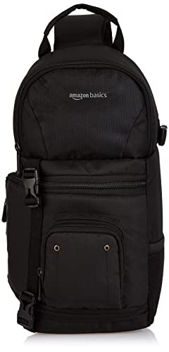 Amazon Basics 8 x 6 x 15 in. Camera Sling Bag (Black)