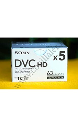 Sony HD (DVC) Mini Tape 5-Pack (DVM63)