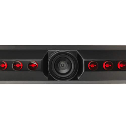 Enrock Car License Plate Frame Rear View Camera (EABC256B) with Parking Assist & Night Vision Distance Scale Lines.