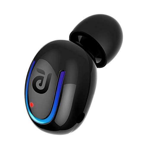 Kissral Wireless Sport Bluetooth Headphone with 8 Hour Talk Time, HD Microphone and One Piece Design - Black (Model: Headset)