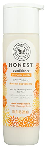 The Honest Company Everyday Gentle Conditioner (Sweet Orange Vanilla) | Hypoallergenic | Paraben Free | With Coconut Oil & Orange Vanilla Extracts | 10 Fl. Oz.