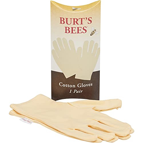 Burt's Bees Gift Set with Gloves [3 Hand Repair Products] - Almond Milk Hand Cream, Lemon Butter Cuticle Cream & Shea Butter Cream