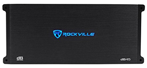 Rockville dB45 3200W 4-Channel Car Amplifier (800W RMS Power Output)