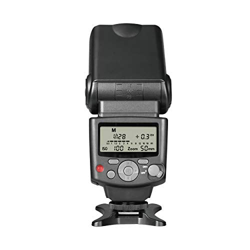 Voking VK430I Speedlite LCD Shoe Mount Flash for Nikon [TTL, Compatible with D3400 - D3100].