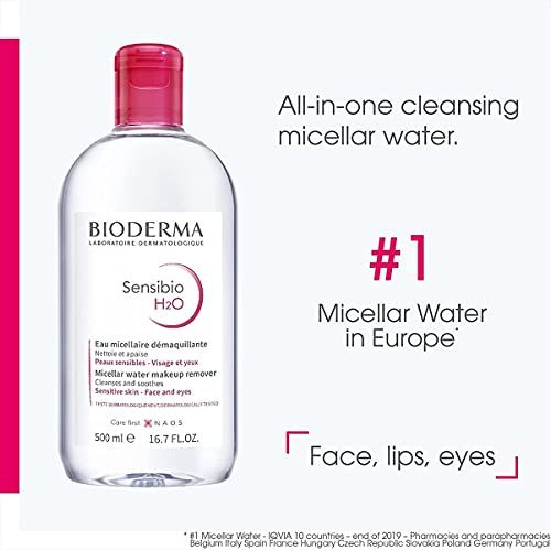 Bioderma Sensibio H2O Micellar Cleansing Water for Sensitive Skin (Makeup Remover)