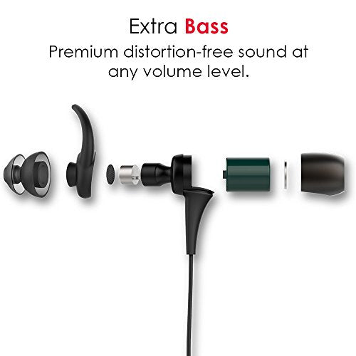 Optoma NuForce BE Sport3 Wireless Bluetooth In-Ear Headphones (Gunmetal)