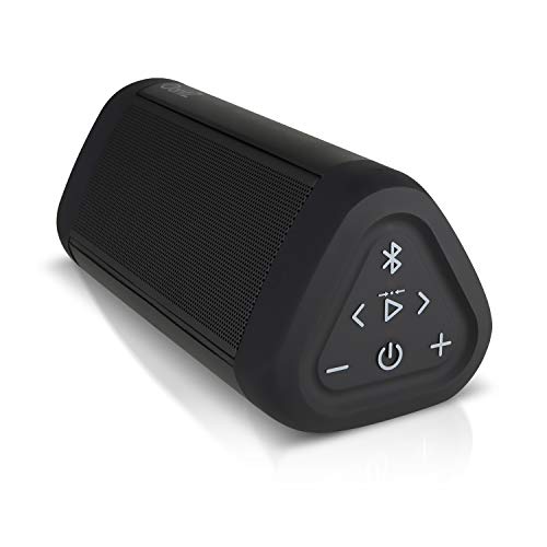 OontZ Angle 3 Ultra Waterproof 5.0 Bluetooth Speaker | 14 Watts | Hi-Quality Sound & Bass | 100 Ft Wireless Range | Play 2, 3 or More Speakers Together | OontZ App (Black)