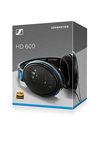 Sennheiser HD 600 Open-Back Hi-Fi Professional Stereo Headphones (Black)