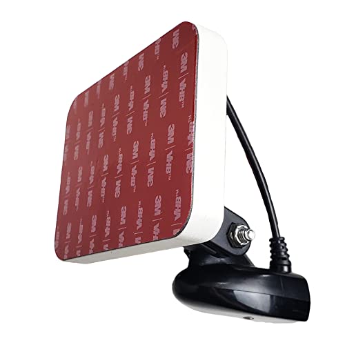 Seaworthy Innovations Standard Size White Stern Pad with Screwless Transducer/Accessory Mounting Kit (not for Large 3D Scan Transducers, Made in USA with 3M VHB Adhesive)
