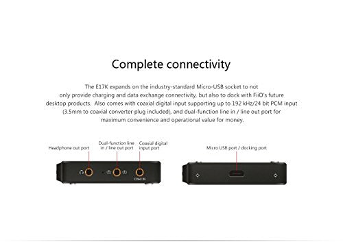 FiiO E17K ALPEN2 USB DAC Headphone Amplifier (USB DAC Amp)