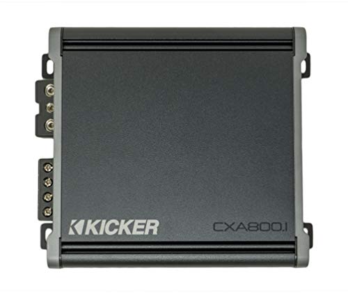 Kicker CXA800.1 Car Audio Mono 1600W Peak Class D Amplifier (46CXA8001)