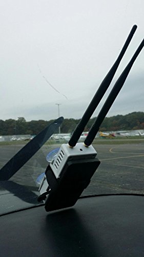 Stratux ADS-B Dual Band Receiver [Aviation Weather and Traffic], Internal WAAS GPS, AHRS, Battery Pack, Suction Mount, Antennas, SDR