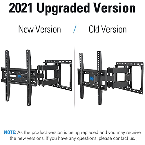 Mount Dream MD2380 TV Wall Mount for 32-55" TVs w/Swivel & Tilt, Max VESA 400x400mm, 99 lbs. Max Load, 16" Studs [Full Motion Articulating Dual Arms]