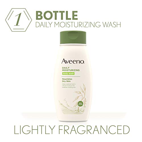 Aveeno Daily Moisturizing Body Wash with Soothing Oat for Dry Skin (18 fl. oz)