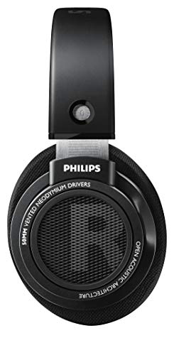 Philips SHP9500 HiFi Precision Stereo Over-Ear Headphones (Black)