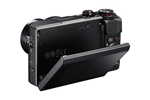 Canon PowerShot G7 X Mark II Digital Camera with Wi-Fi, NFC, LCD Screen, and 1-Inch Sensor - Black (100-1066C001)