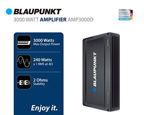 Blaupunkt AMP3000D 3000W Monoblock Amplifier (1 Channel)