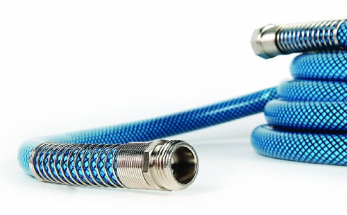 Camco 35ft Premium Drinking Water Hose (22843) - BPA and Lead Free, Anti-Kink Design, 20% Thicker Than Standard 5/8" Inside Diameter, Blue