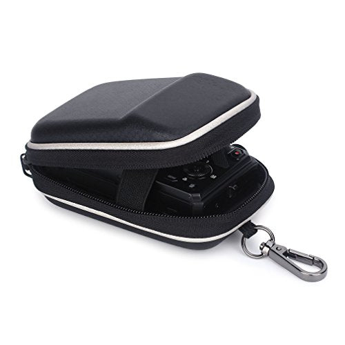 Canon PowerShot SX730 HS G9 X/Nikon COOLPIX A900 W100/Panasonic Lumix DMC TZ80/Sony Cyber-Shot DSC WX500 HX90 RX100 EVA Shock-Resistant Compact Camera Case - Black