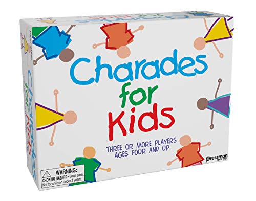 Pressman Charades for Kids Family Game (No Reading Required), 5"