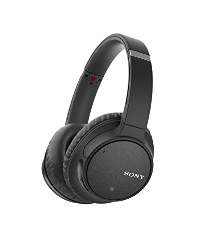 Sony WHCH700N Noise-Cancelling Wireless Bluetooth Headphones with Microphone and Alexa Voice Control (Black)