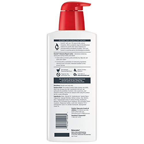 Eucerin Intensive Repair Lotion for Very Dry Skin (16.9 Fl Oz)